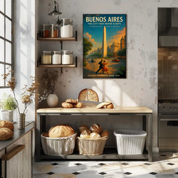 Buenos Aires The City That Never Sleeps Poster PosterGoat