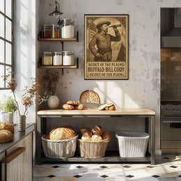 Buffalo Bill Cody Vintage Historical Heritage Poster Print PosterGoat