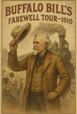 Buffalo Bill Farewell Tour 1910 Vintage Poster Print PosterGoat