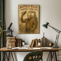 Buffalo Bill Farewell Tour 1910 Vintage Poster Print PosterGoat