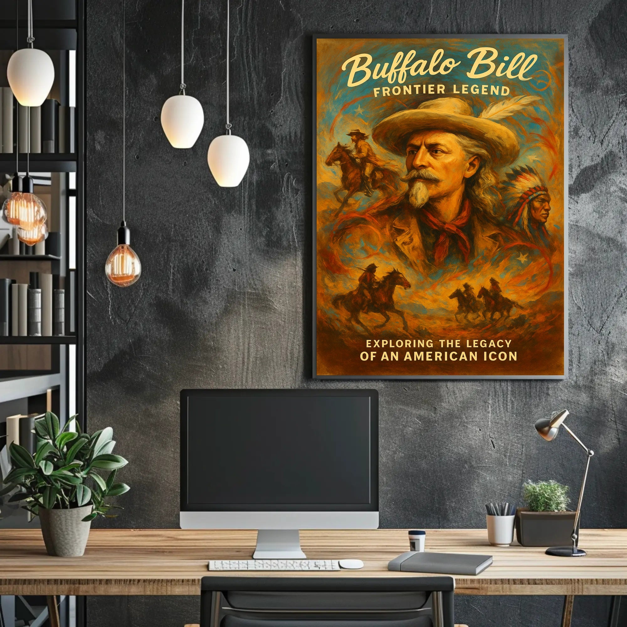 Buffalo Bill Frontier Legend Poster PosterGoat