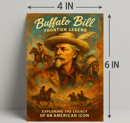 Buffalo Bill Frontier Legend Poster PosterGoat