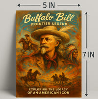 Buffalo Bill Frontier Legend Poster PosterGoat