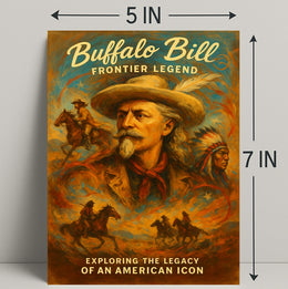 Buffalo Bill Frontier Legend Poster PosterGoat