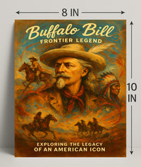 Buffalo Bill Frontier Legend Poster PosterGoat