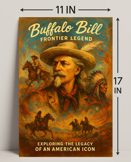 Buffalo Bill Frontier Legend Poster PosterGoat