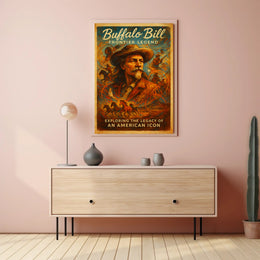 Buffalo Bill Frontier Legend Poster PosterGoat