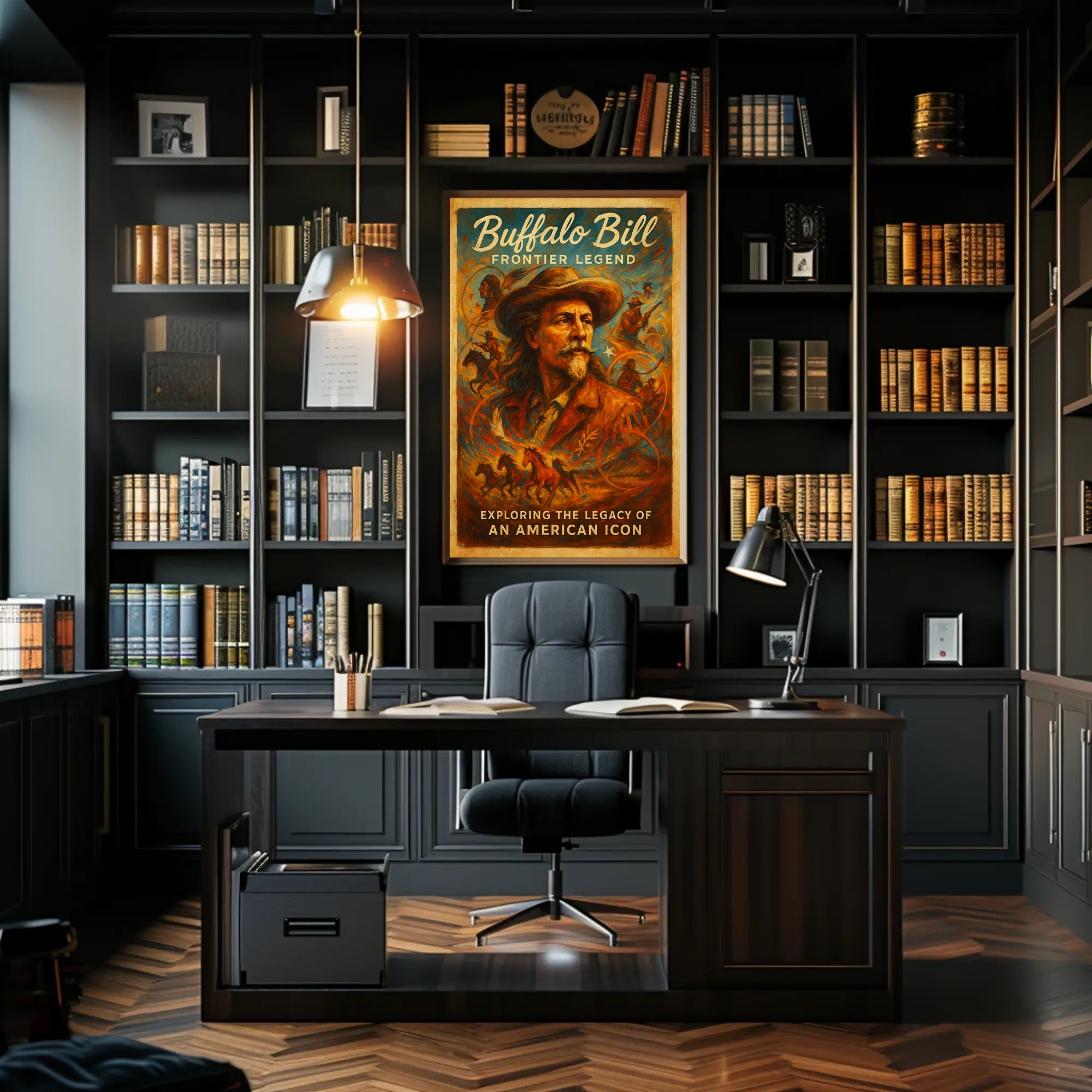 Buffalo Bill Frontier Legend Poster PosterGoat