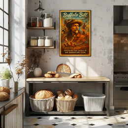 Buffalo Bill Frontier Legend Poster PosterGoat