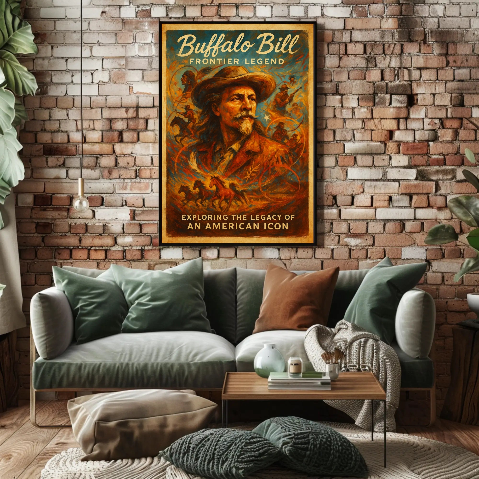 Buffalo Bill Frontier Legend Poster PosterGoat
