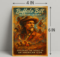 Buffalo Bill Frontier Legend Poster PosterGoat