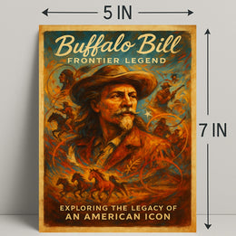 Buffalo Bill Frontier Legend Poster PosterGoat