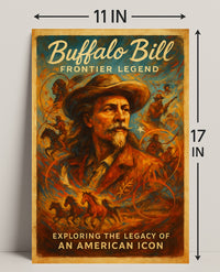 Buffalo Bill Frontier Legend Poster PosterGoat