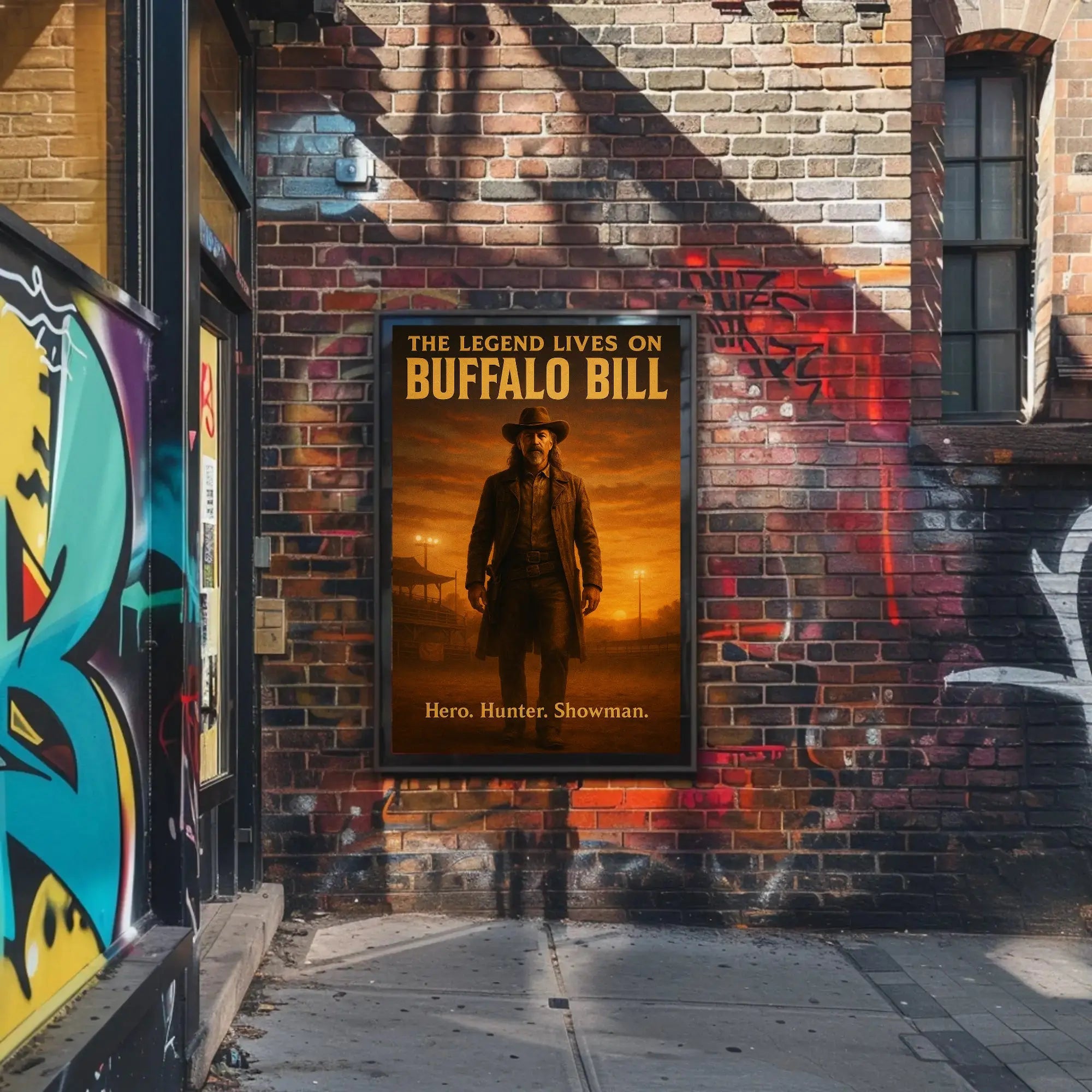 Buffalo Bill Historical Legacy Wall Art Poster PosterGoat