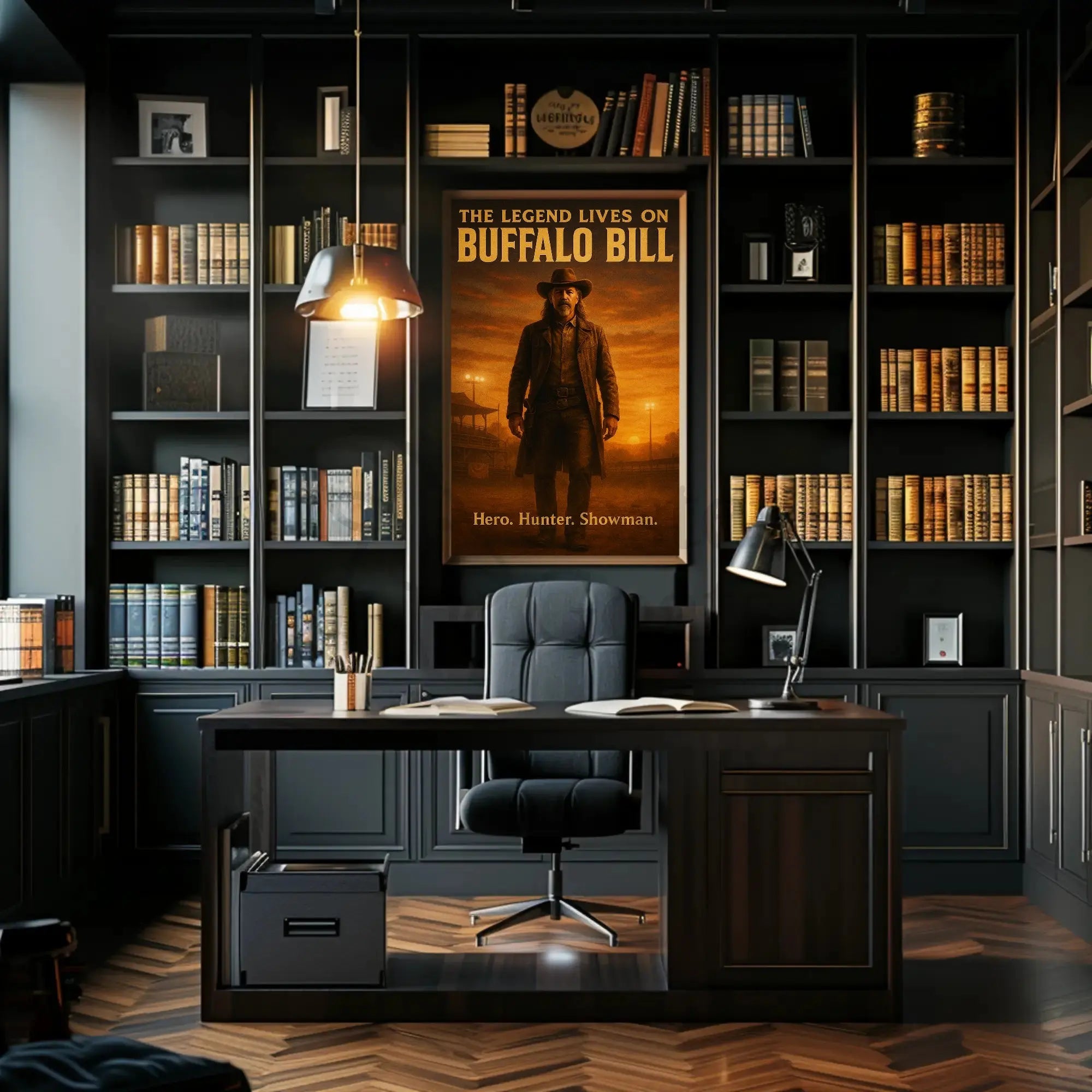 Buffalo Bill Historical Legacy Wall Art Poster PosterGoat