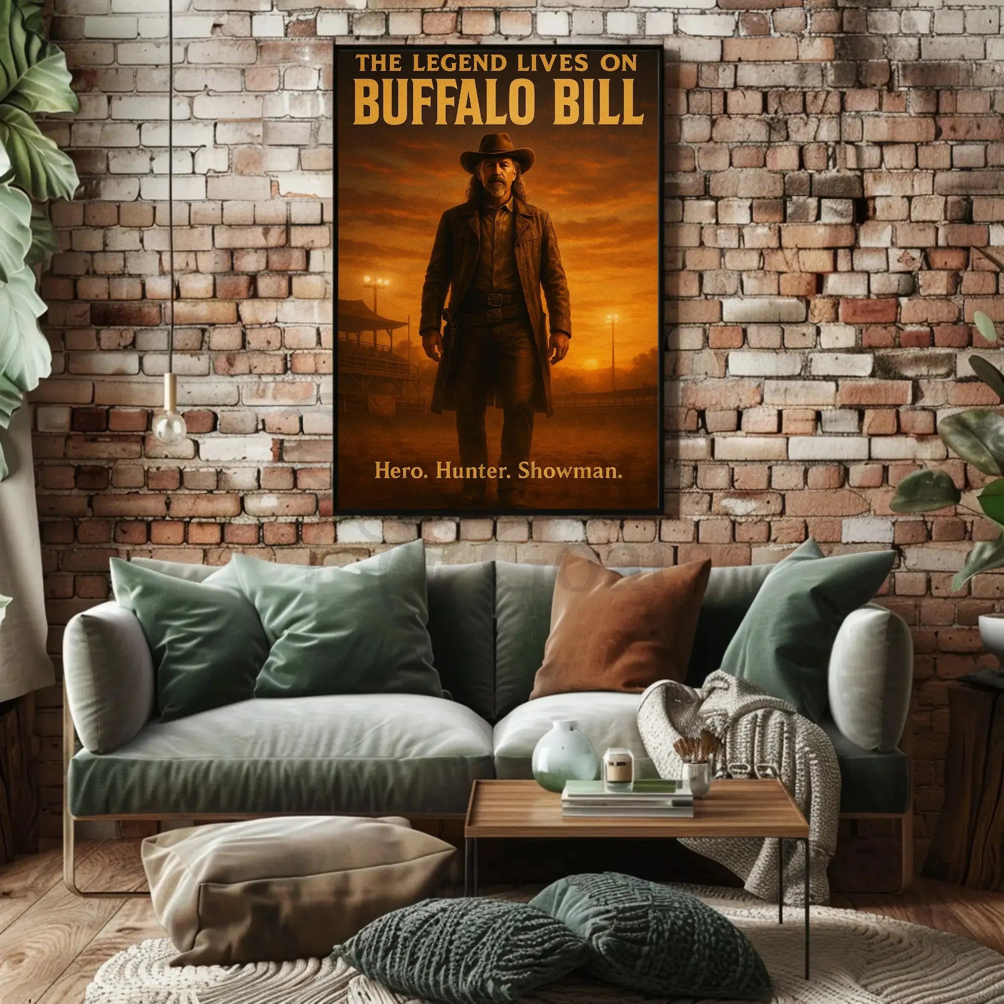 Buffalo Bill Historical Legacy Wall Art Poster PosterGoat