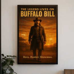 Buffalo Bill Historical Legacy Wall Art Poster PosterGoat