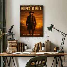 Buffalo Bill Historical Legacy Wall Art Poster PosterGoat