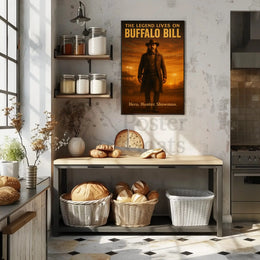 Buffalo Bill Historical Legacy Wall Art Poster PosterGoat