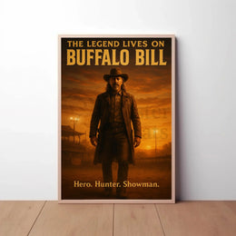 Buffalo Bill Historical Legacy Wall Art Poster PosterGoat