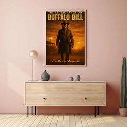 Buffalo Bill Historical Legacy Wall Art Poster PosterGoat