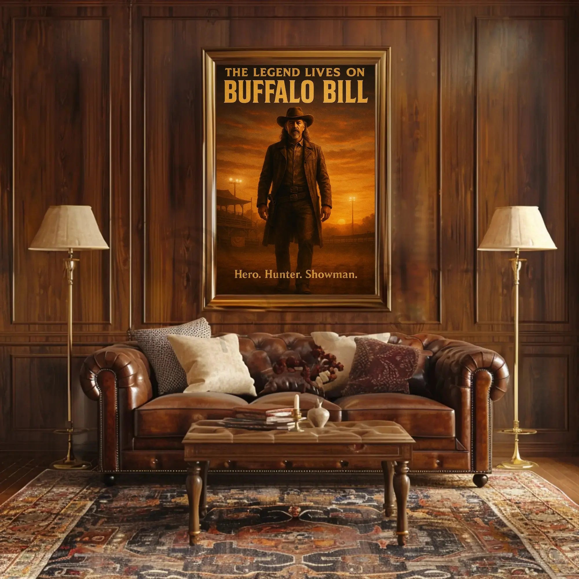 Buffalo Bill Historical Legacy Wall Art Poster PosterGoat