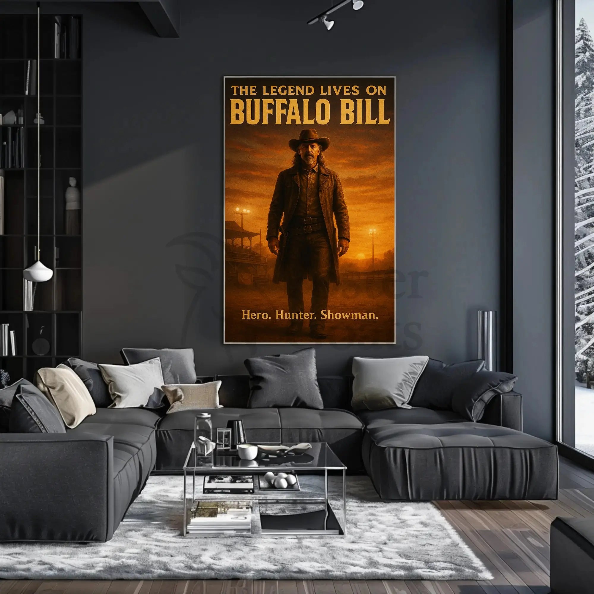 Buffalo Bill Historical Legacy Wall Art Poster PosterGoat