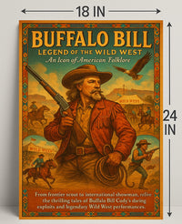 Buffalo Bill Legend Of The Wild West Poster PosterGoat