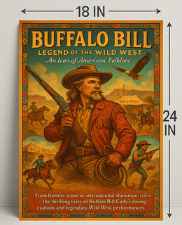 Buffalo Bill Legend Of The Wild West Poster PosterGoat