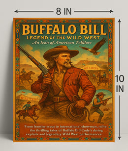 Buffalo Bill Legend Of The Wild West Poster PosterGoat