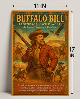 Buffalo Bill Legend Of The Wild West Poster PosterGoat