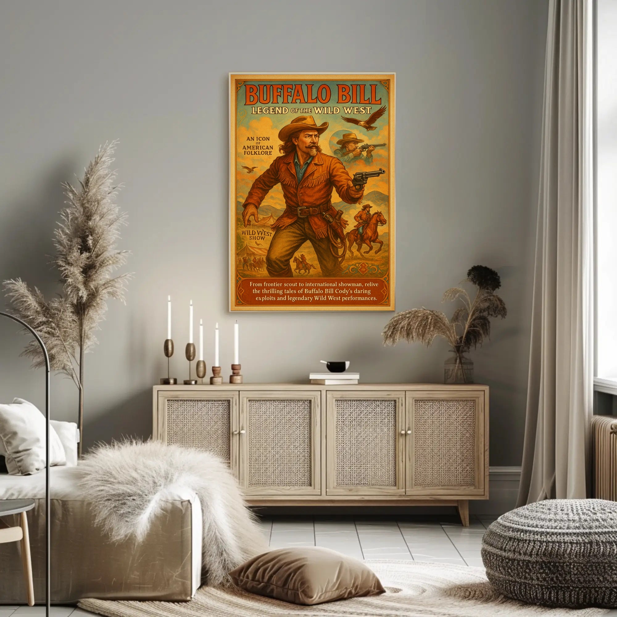 Buffalo Bill Legend Of The Wild West Poster PosterGoat