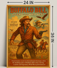 Buffalo Bill Legend Of The Wild West Poster PosterGoat