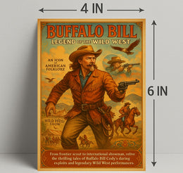 Buffalo Bill Legend Of The Wild West Poster PosterGoat