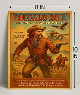 Buffalo Bill Legend Of The Wild West Poster PosterGoat