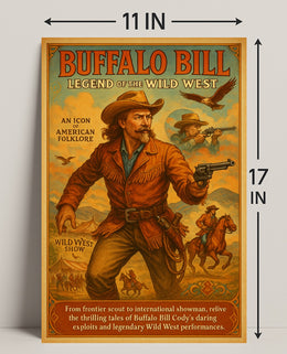 Buffalo Bill Legend Of The Wild West Poster PosterGoat