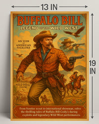 Buffalo Bill Legend Of The Wild West Poster PosterGoat