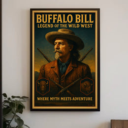 Buffalo Bill Legend Of The Wild West Poster PosterGoat