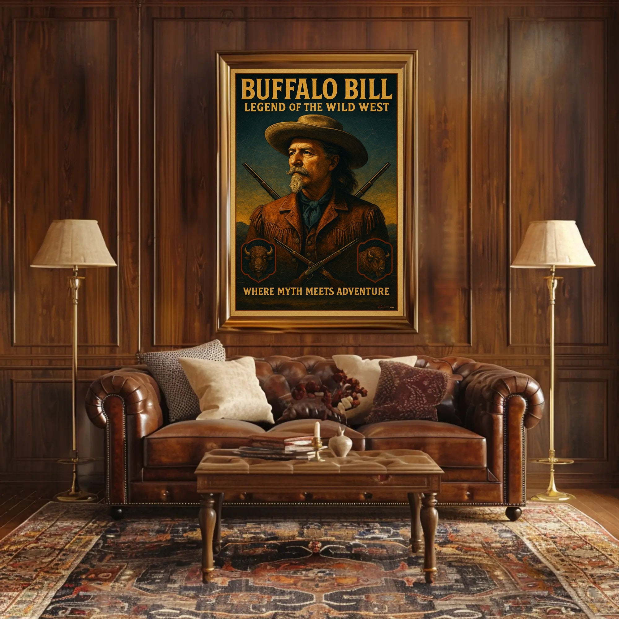 Buffalo Bill Legend Of The Wild West Poster PosterGoat
