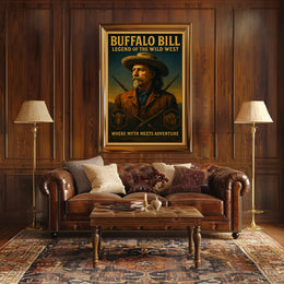 Buffalo Bill Legend Of The Wild West Poster PosterGoat