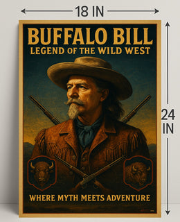Buffalo Bill Legend Of The Wild West Poster PosterGoat