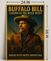 Buffalo Bill Legend Of The Wild West Poster PosterGoat