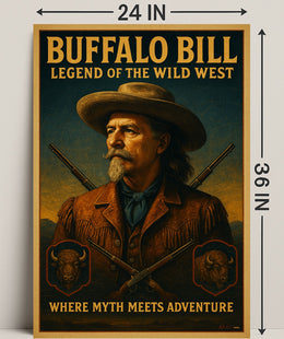 Buffalo Bill Legend Of The Wild West Poster PosterGoat