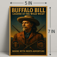 Buffalo Bill Legend Of The Wild West Poster PosterGoat