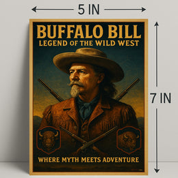 Buffalo Bill Legend Of The Wild West Poster PosterGoat
