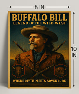 Buffalo Bill Legend Of The Wild West Poster PosterGoat