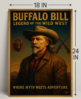 Buffalo Bill Legend Of The Wild West Poster PosterGoat
