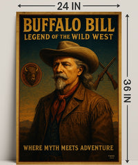 Buffalo Bill Legend Of The Wild West Poster PosterGoat