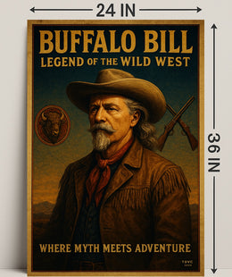 Buffalo Bill Legend Of The Wild West Poster PosterGoat