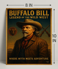 Buffalo Bill Legend Of The Wild West Poster PosterGoat